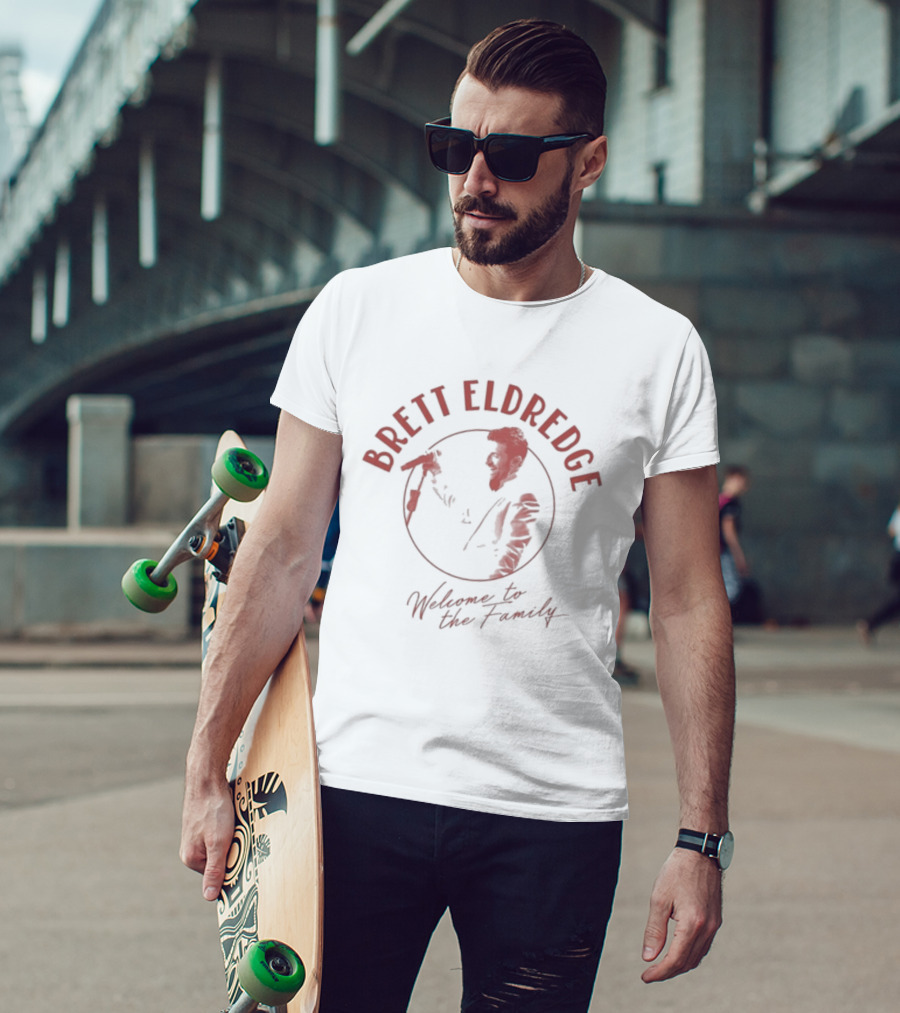 Brett Eldredge Welcome To The Family Circle T-Shirt