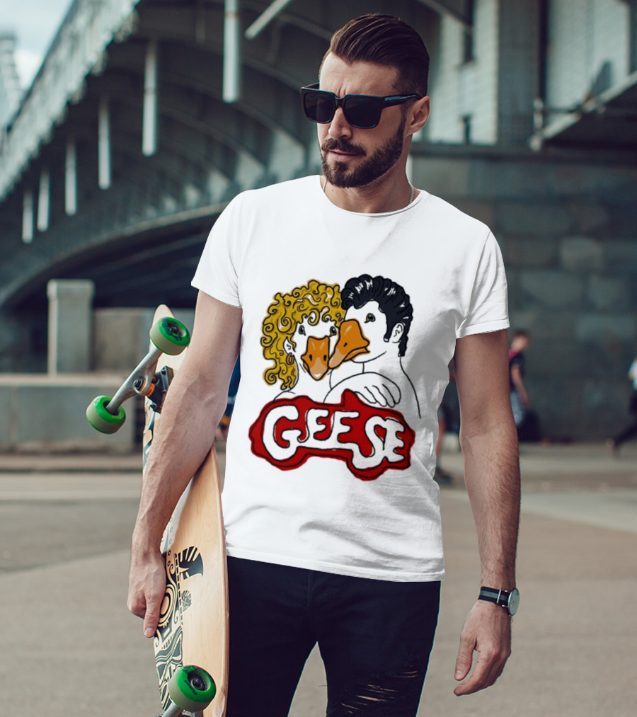 Grease Inspired Lonely Club Geese With Duck Faces T-Shirt