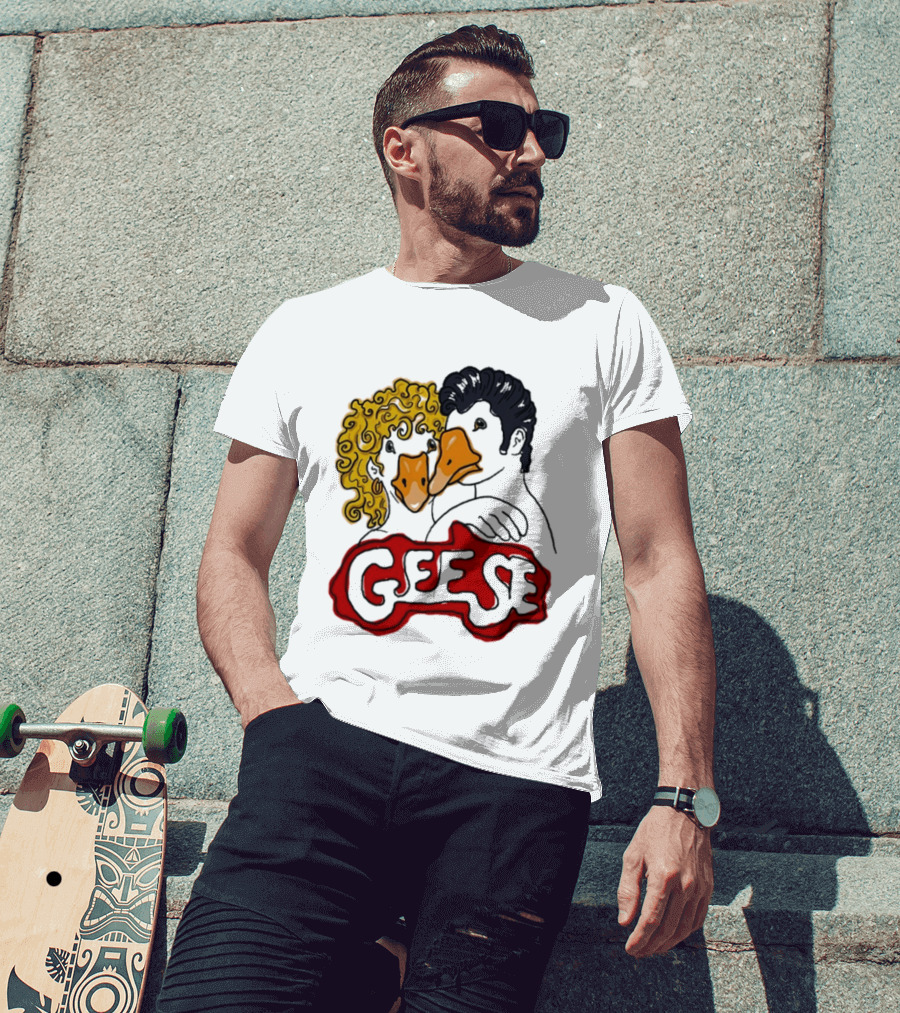 Grease Inspired Lonely Club Geese With Duck Faces T-Shirt