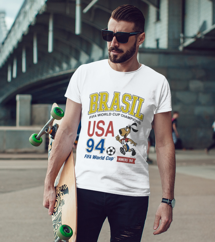 BRAZIL FIFA World Cup Champions USA 94 T-Shirt
