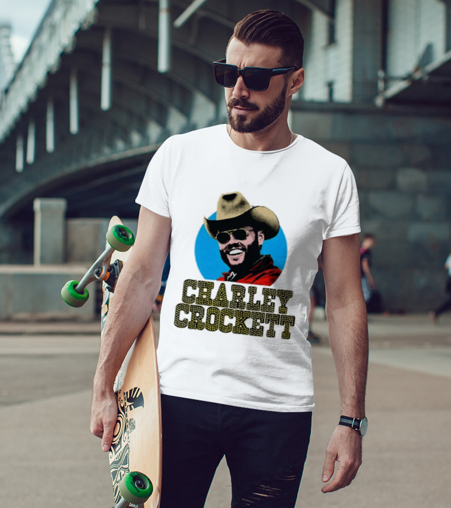 Charley Crockett Cowboy Hat Sunglasses Western T-Shirt
