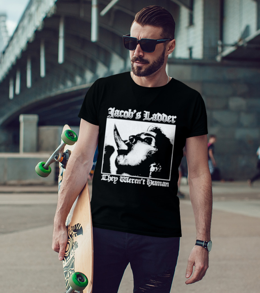 Jacob's Ladder 1990 Cult They Weren't Human Face Montage T-Shirt