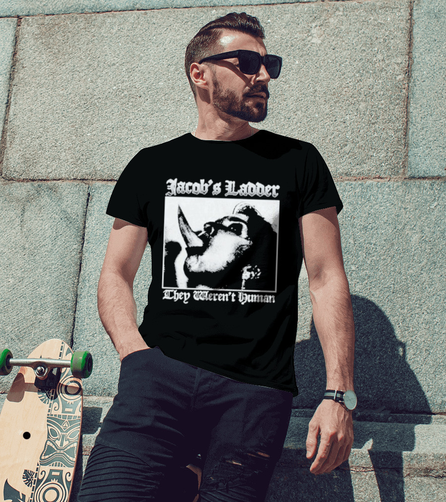 Jacob's Ladder 1990 Cult They Weren't Human Face Montage T-Shirt