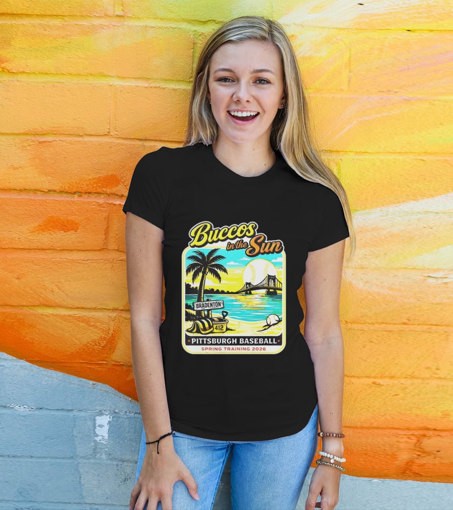 Buccos In The Sun Bradenton Pittsburgh Baseball Spring Training 2026 T-Shirt