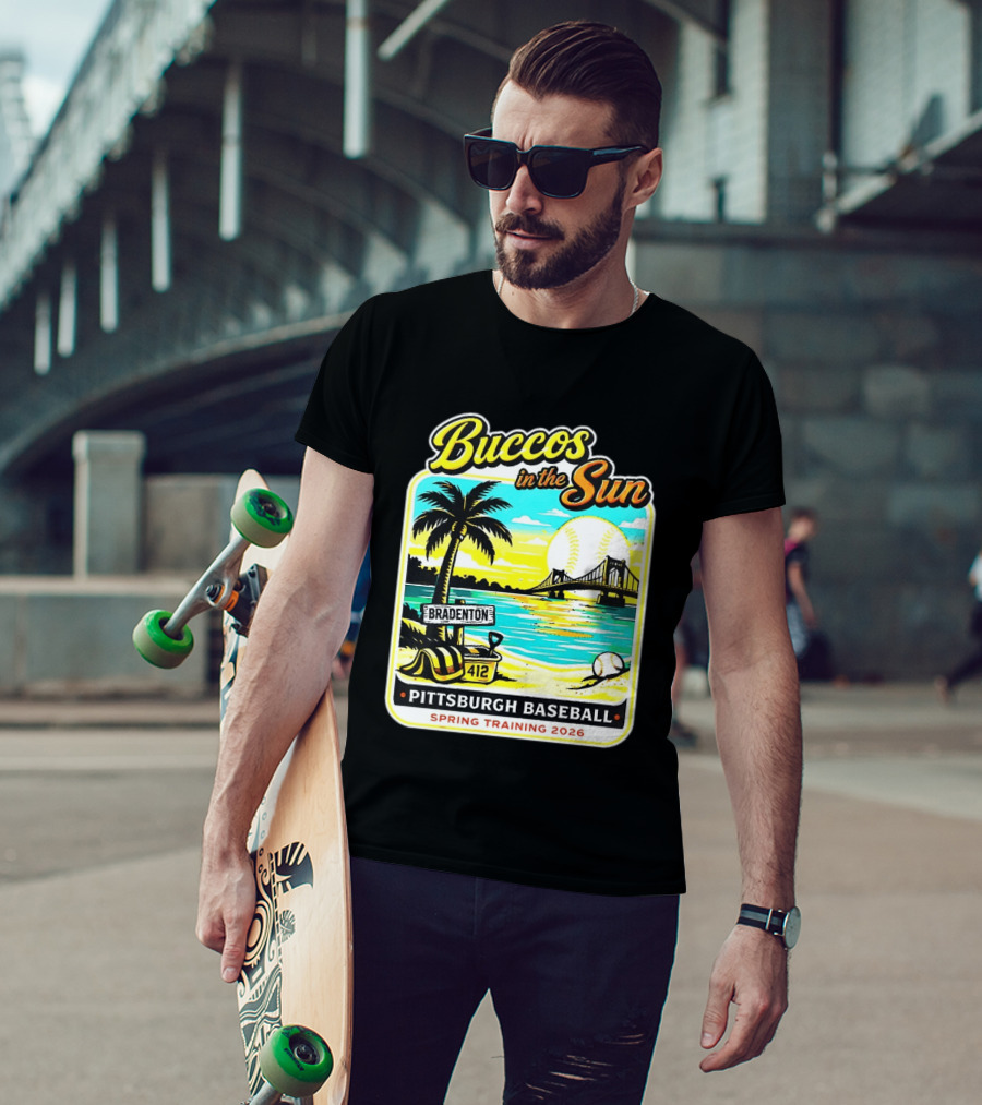 Buccos In The Sun Bradenton Pittsburgh Baseball Spring Training 2026 T-Shirt