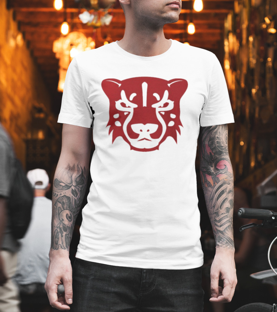 Asia Reaves Red Tiger Face Iconic Bold Expression T-Shirt