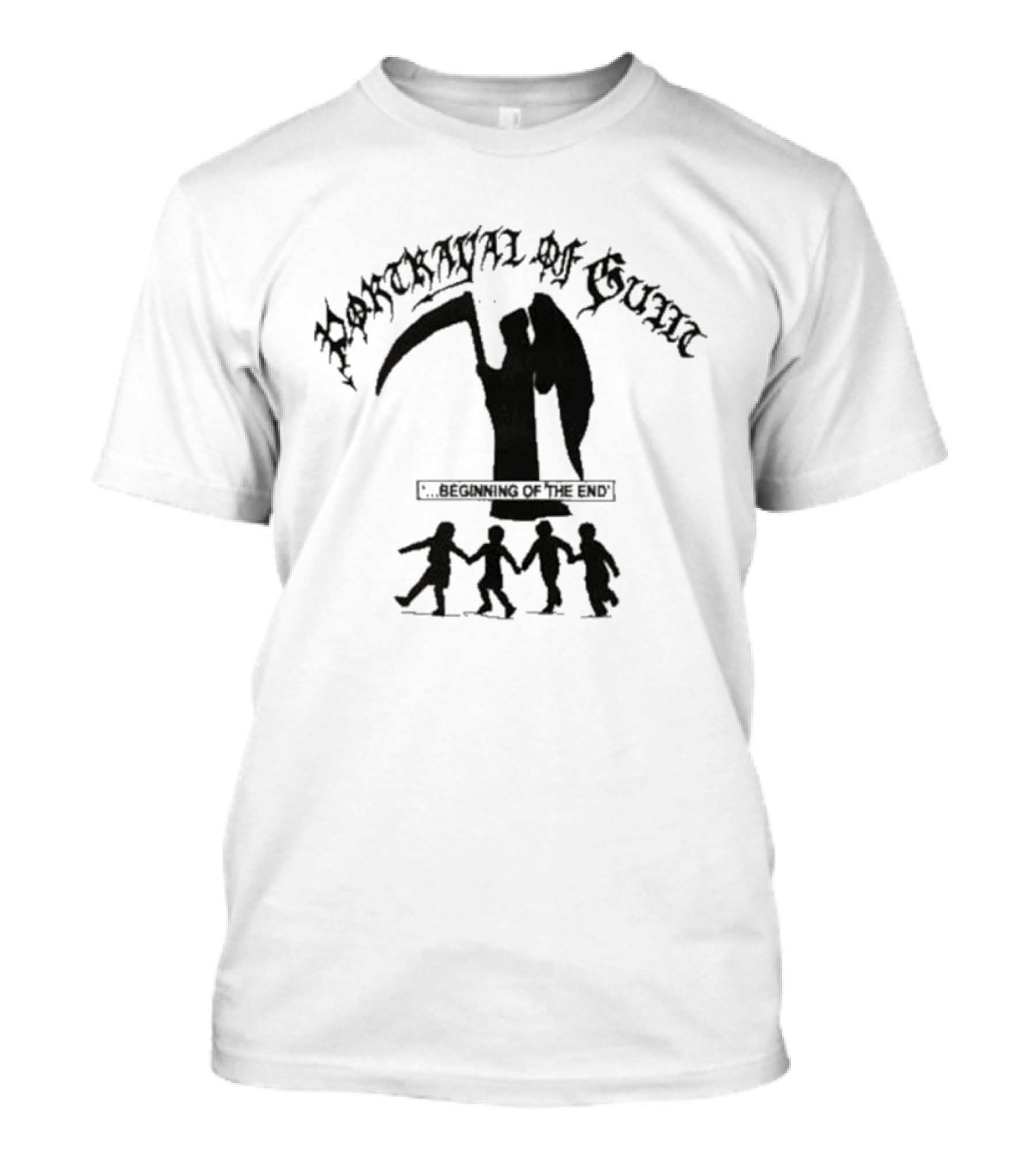Portrayal Of Guilt Beginning Of The End Grim Reaper Child T-Shirt