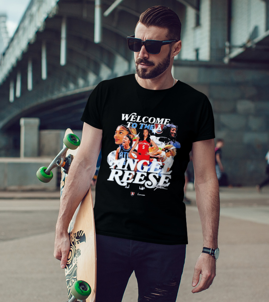 Welcome To The A Angel Reese Atlanta Dream WNBA T-Shirt