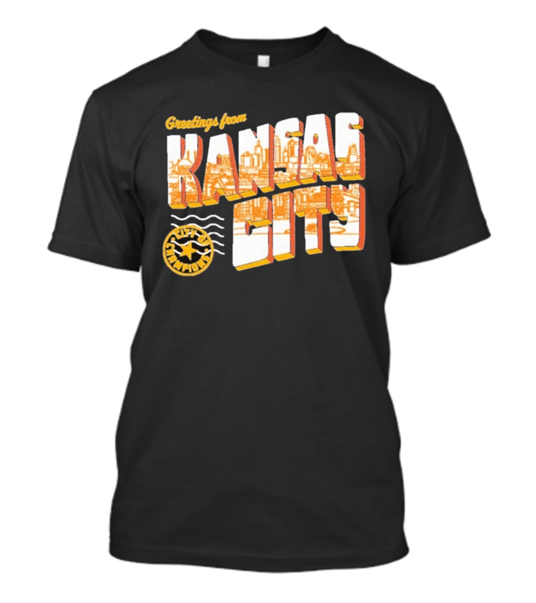 Greetings From Kansas City City Of Champions T-Shirt