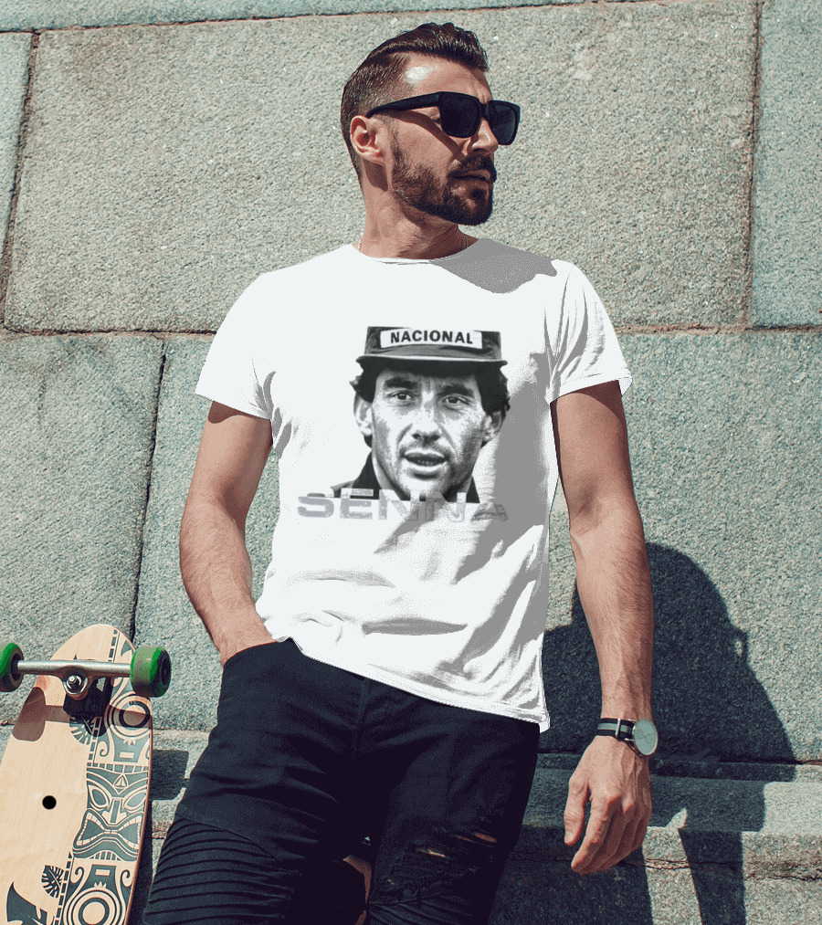Nacional Cap Senna Formula One Racing Legend T-Shirt
