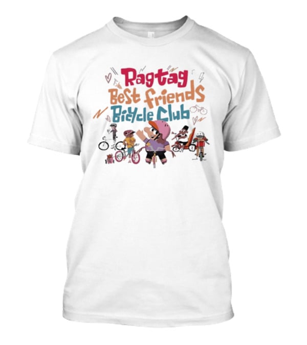 Ragtag Best Friends Bicycle Club Fun T-Shirt