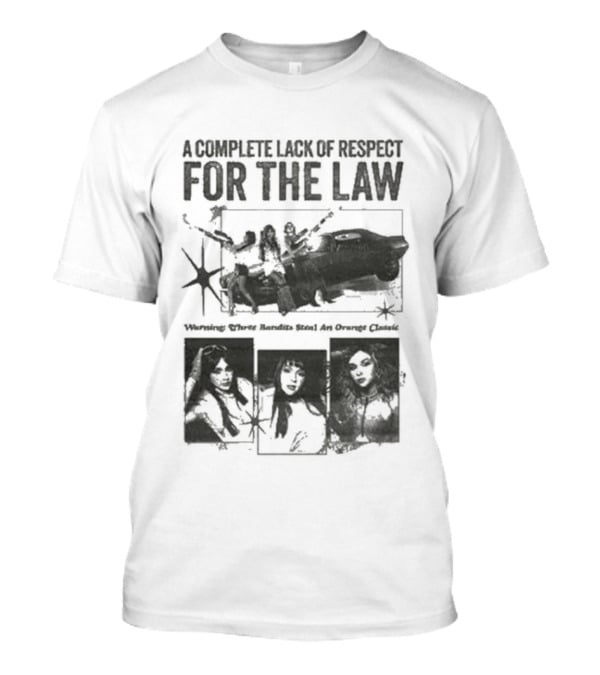 A Complete Lack Of Respect For The Law The Warning Kerosene Newspaper T-Shirt