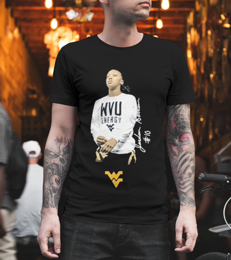 WVU Energy Jordan Harrison #10 West Virginia T-Shirt