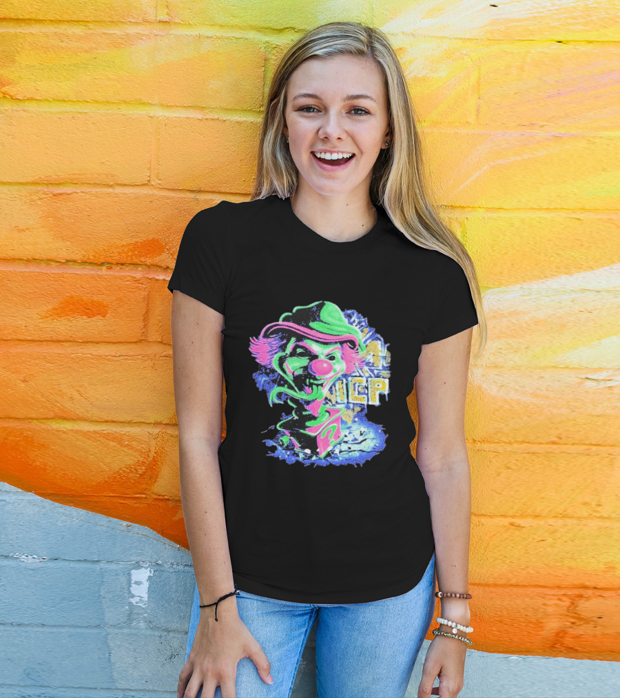 Insane Clown Posse ICP Jack In The Riddle Box Psychedelic Clown T-Shirt