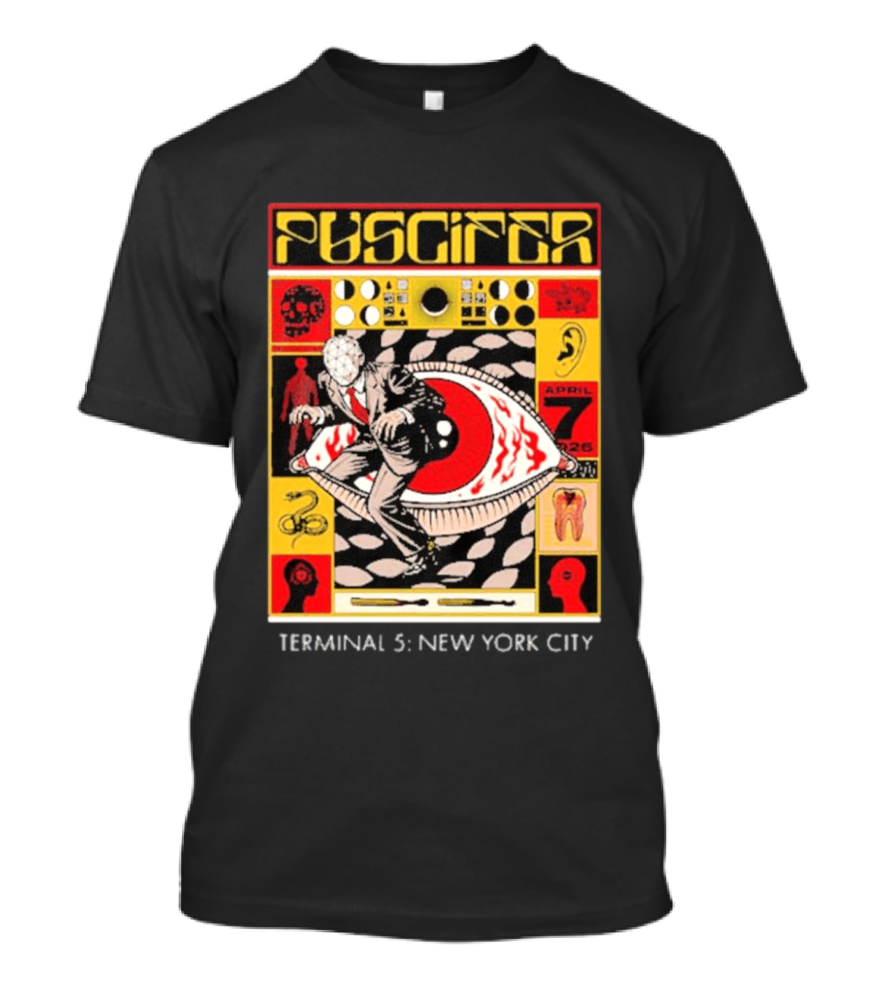 Puscifer The Normal Isn't Tour 2026 Terminal 5 New York City April 7 2026 Surreal T-Shirt