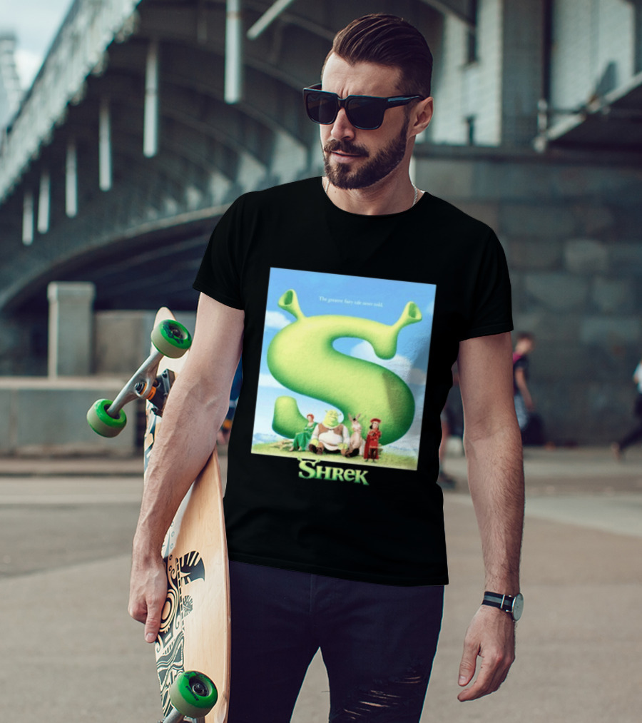 Shrek The Greatest Fairy Tale Never Told Movie Characters T-Shirt