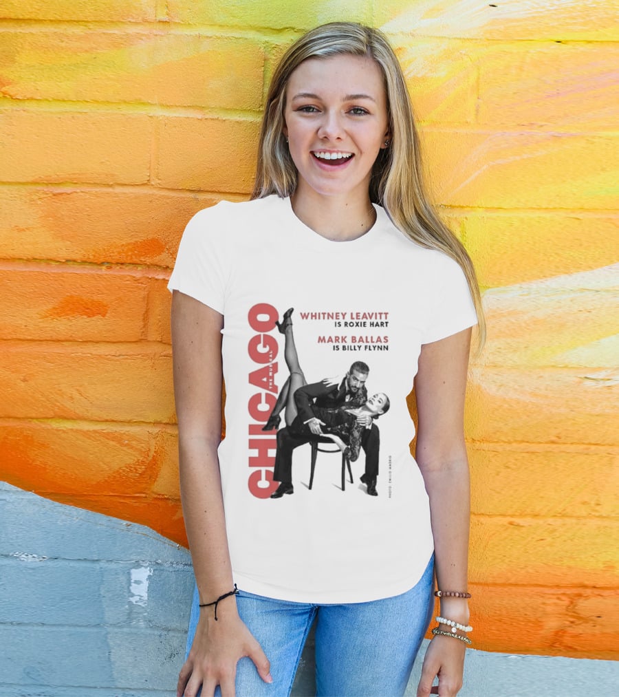 Chicago Whitney Leavitt Roxie Hart Mark Ballas Billy Flynn Emilio Madrid Photo T-Shirt