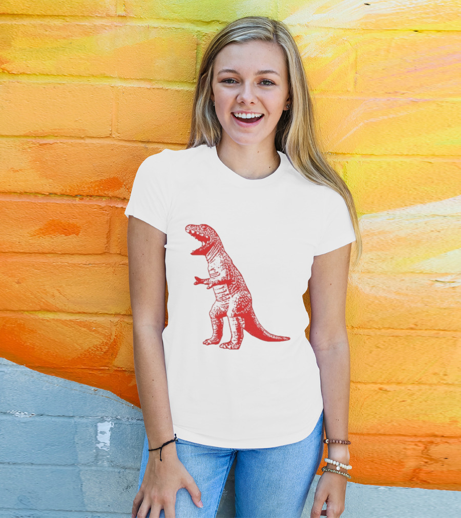 Red Rex Dinosaur Sheldon Cooper Bazinga T-Shirt