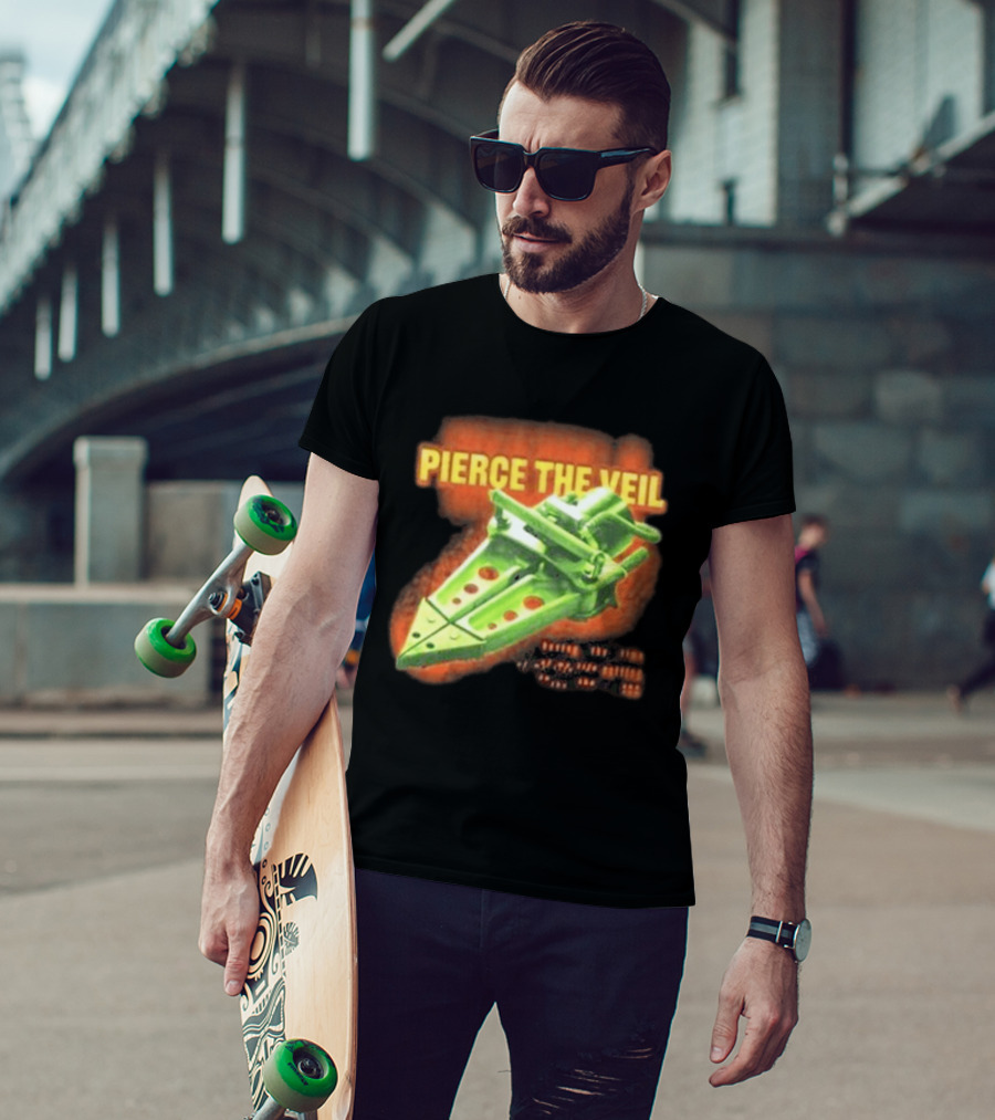 Pierce The Veil Jaws Movie Art Cover T-Shirt