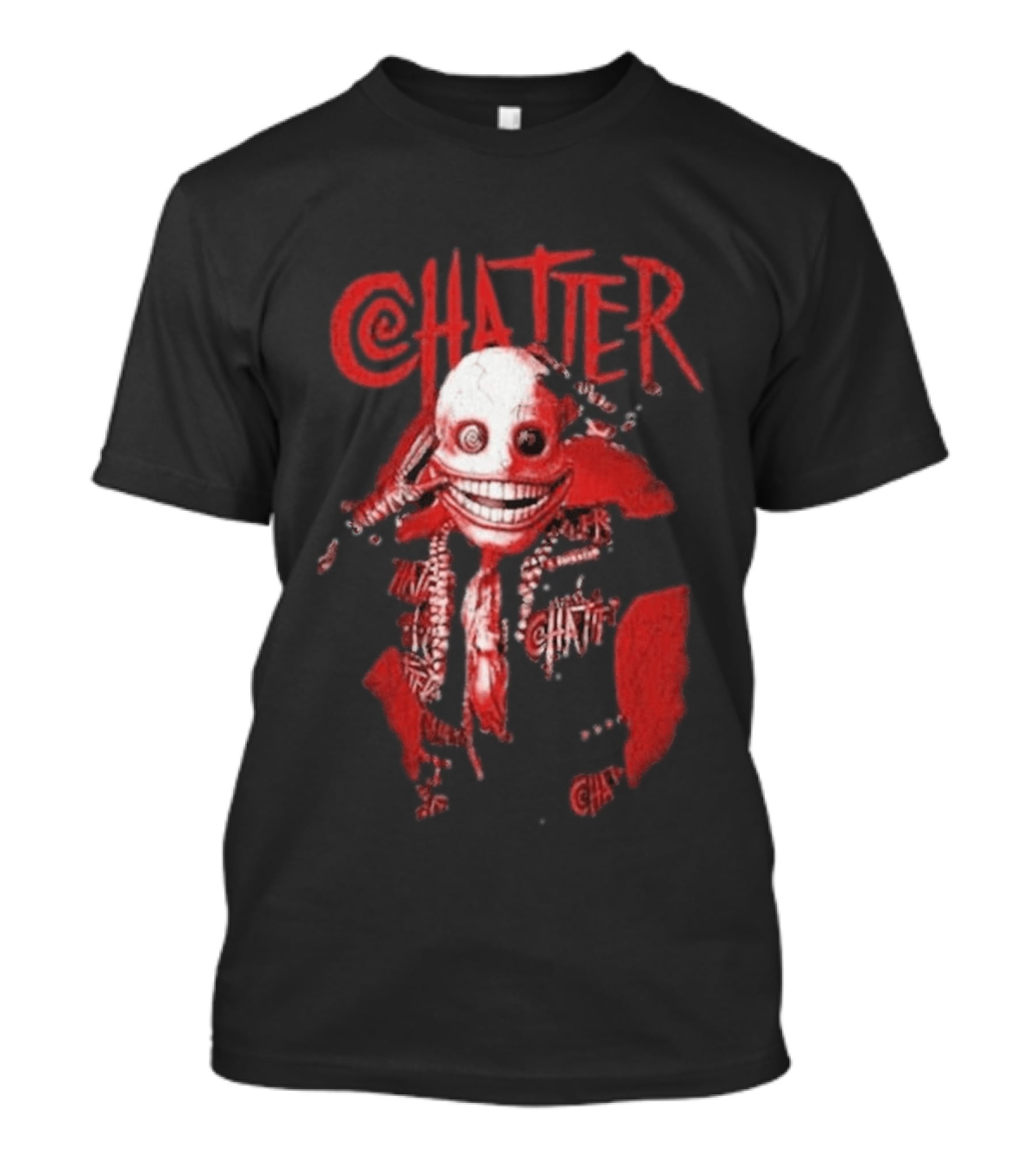 Chatter Panic Character With Distorted Smiling Face T-Shirt
