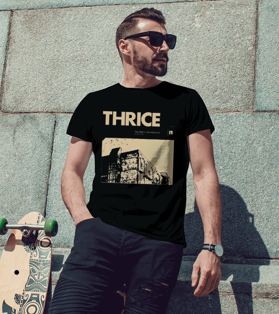 Thrice The Artist In The Ambulance Album Cover Art Building T-Shirt