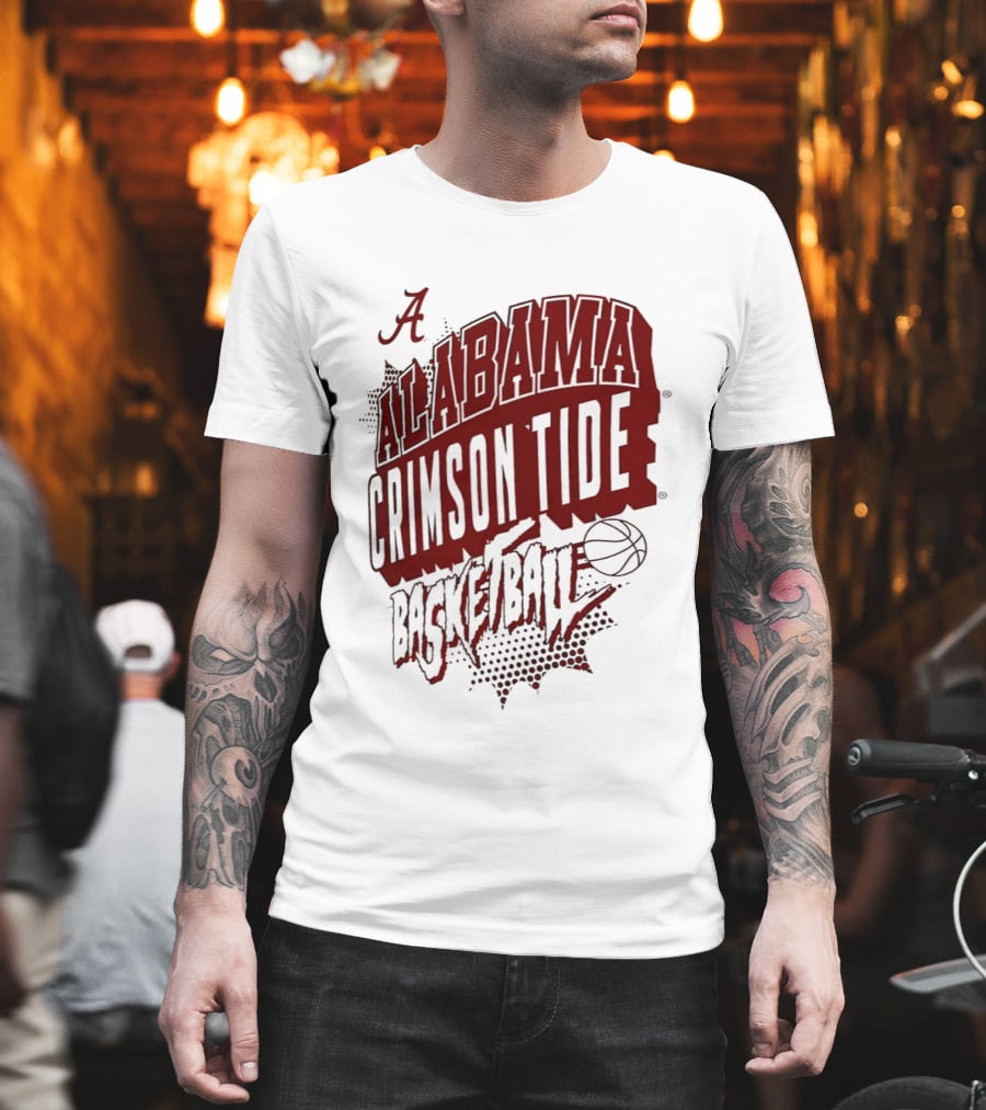 Alabama Crimson Tide Basketball NCAA Team Sports Fan T-Shirt
