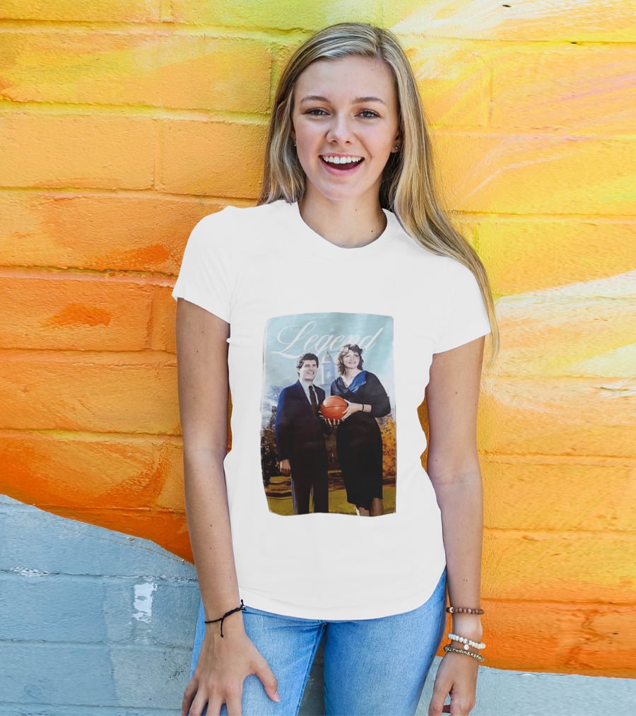 UConn Big East Legend Peggy Myers Basketball Custom T-Shirt