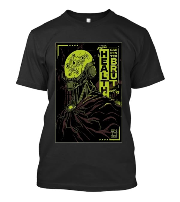 Health And Carpenter Brut Concert Boston 04.17.2026 With Desire T-Shirt