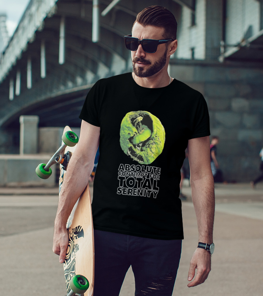 Absolute Contempt For Total Serenity Green Walnut T-Shirt