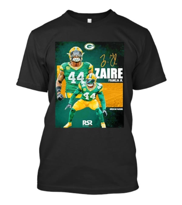 Zaire Franklin Jr Green Bay Packers 44 Signature Edition T-Shirt