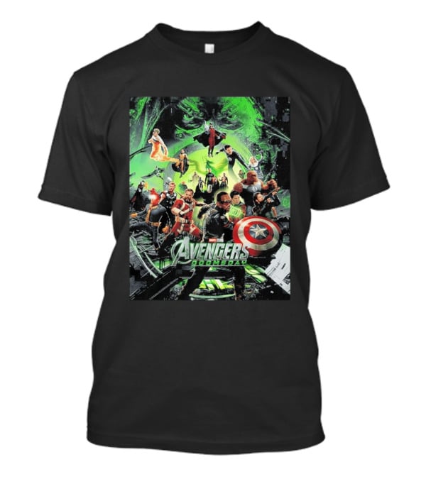 Marvel Avengers Doomsday Teaser Captain America Iron Man Hulk Thor Black Widow Guardians Of The Galaxy T-Shirt