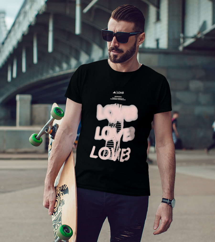 League One Volleyball LOVB Ladder T-Shirt