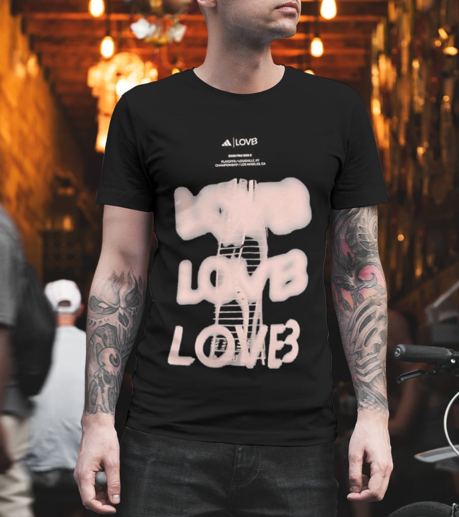 League One Volleyball LOVB Ladder T-Shirt