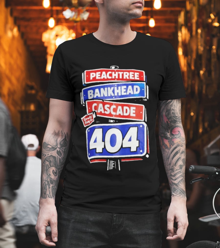 Peachtree Bankhead Cascade 404 Grady Baby Co T-Shirt