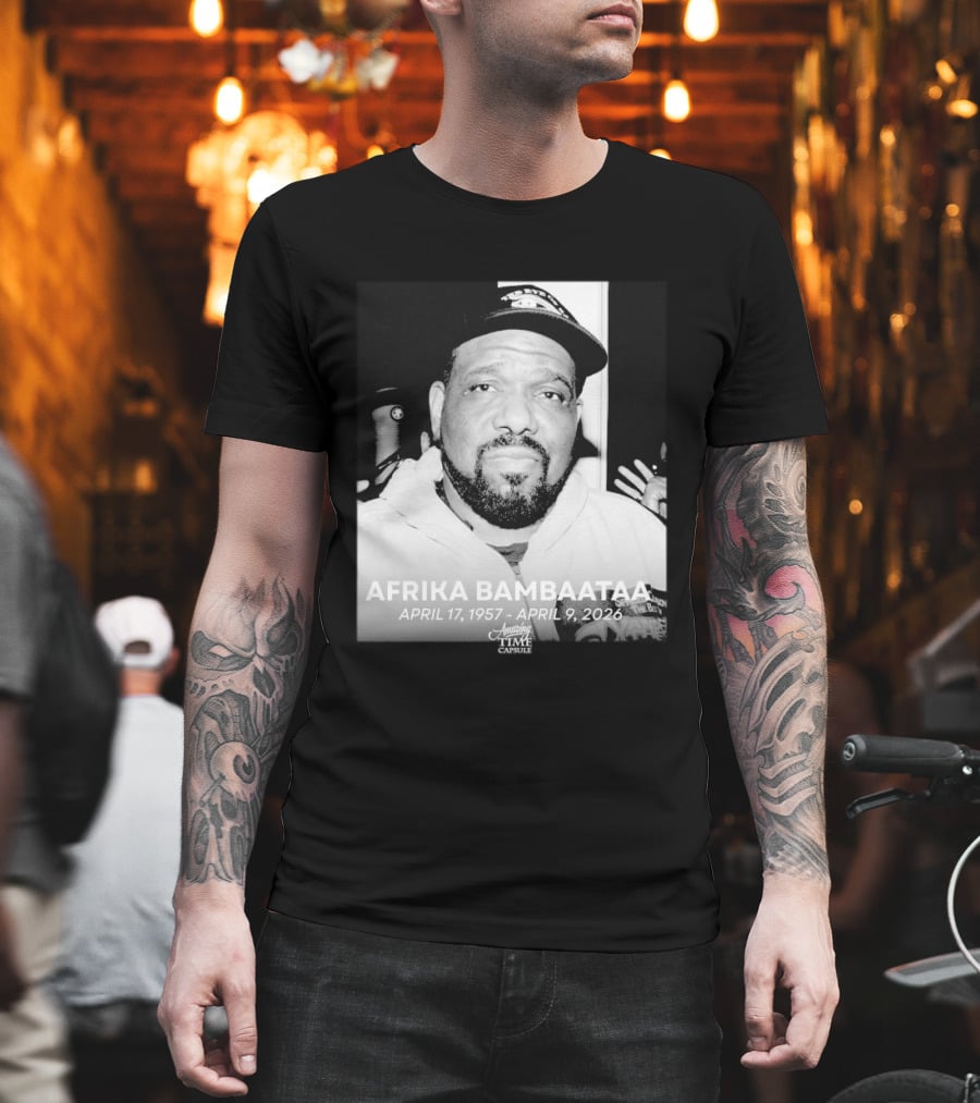 Afrika Bambaataa April 17 1957 April 9 2026 Time Capsule T-Shirt