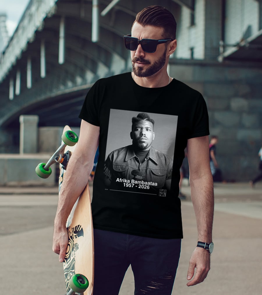 Afrika Bambaataa 1957 2026 Pioneer Legacy RNNA T-Shirt