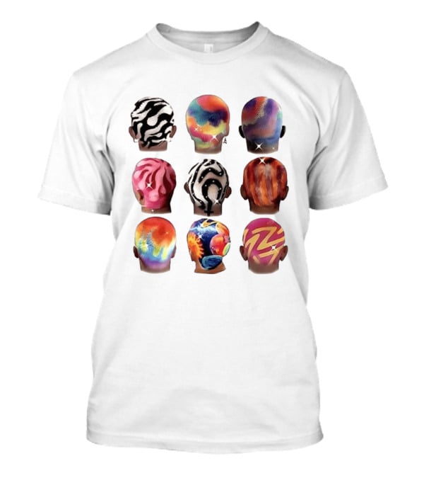 Boys Hair Colour Vibrant Patterns And Artistic Styles T-Shirt