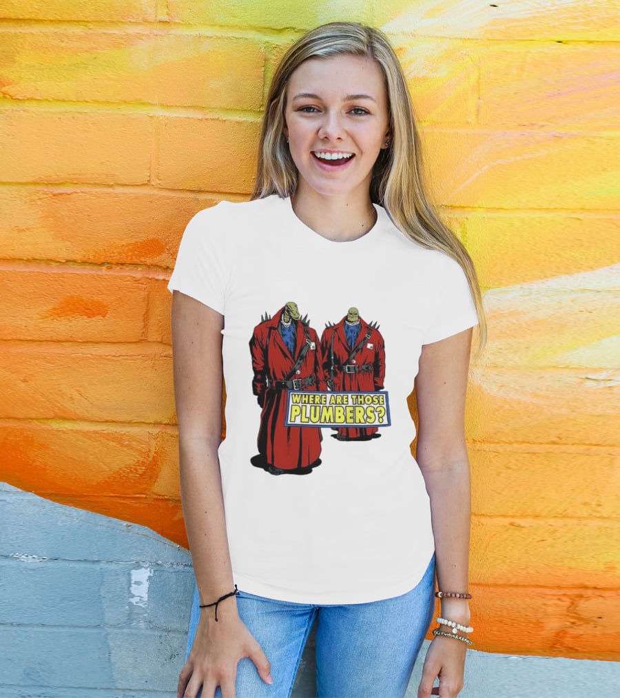 Goomba Super Mario Bros 1993 Where Are Those Plumbers? T-Shirt