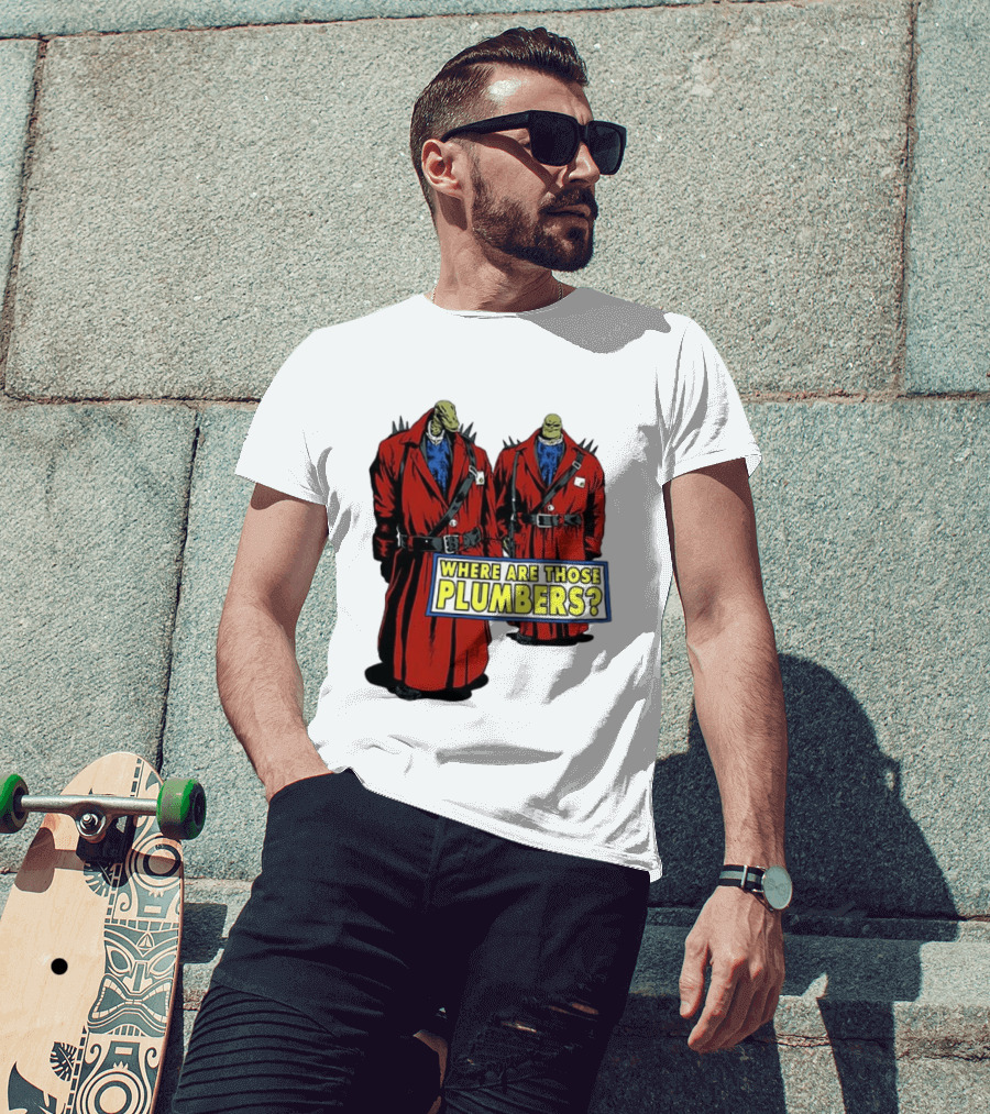 Goomba Super Mario Bros 1993 Where Are Those Plumbers? T-Shirt