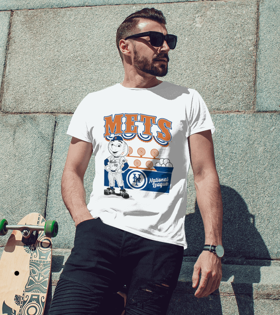 New York Mets 2026 Step Back Up National League MLB T-Shirt