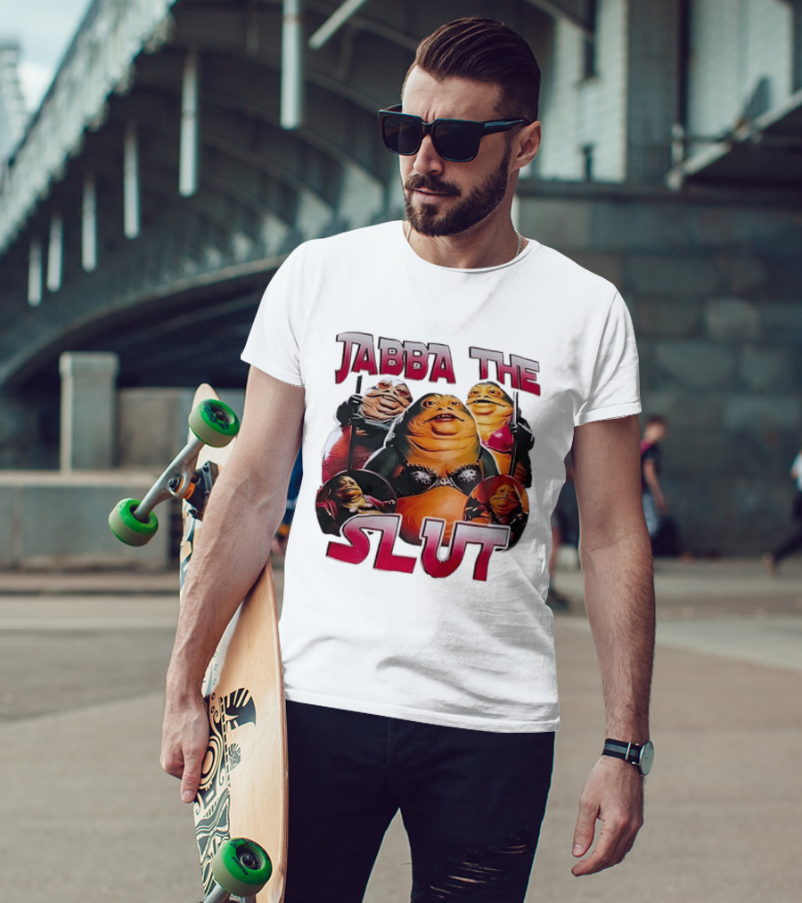 Jabba The Slut Star War Parody Character Fun T-Shirt