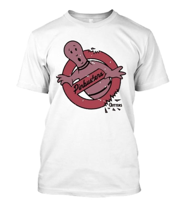 Pinbusters Parody Bowling Ghost T-Shirt