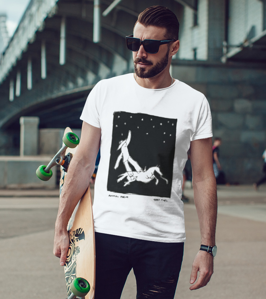 Anna Tivel Cowboy Under Starry Night T-Shirt