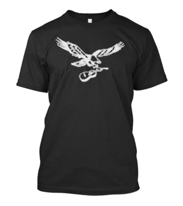 Zach Bryan Eagles Collaboration White Bird Motif T-Shirt