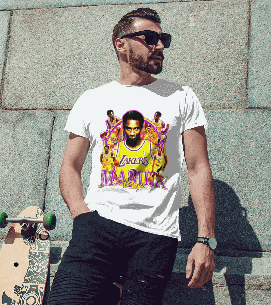 Mamba Day Kobe Bryant 8 24 Los Angeles Lakers NBA T-Shirt