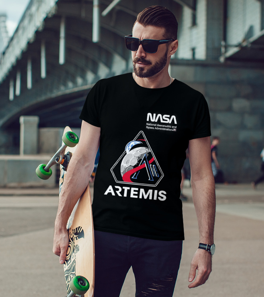 NASA Artemis 2 Mission Moon Exploration T-Shirt
