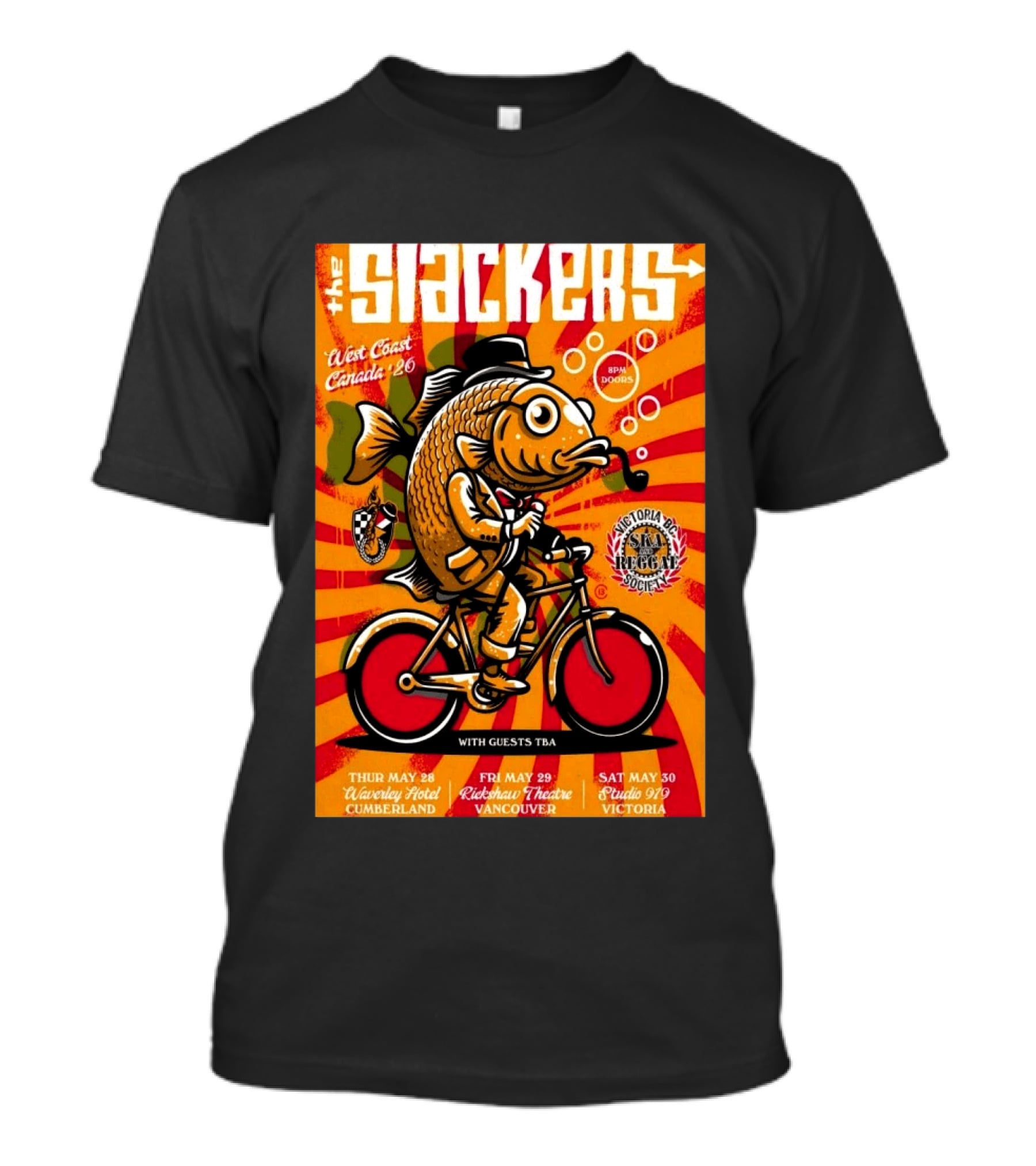 The Slackers West Coast Canada Tour 2026 Victoria Ska And Reggae Society With Guests TBA T-Shirt