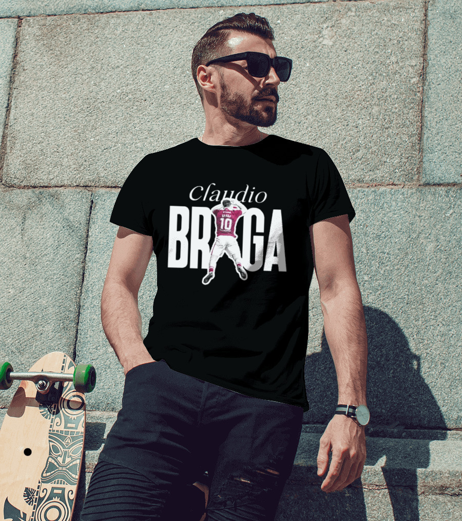 Cláudio Braga 10 Midlothian Football Club Player T-Shirt