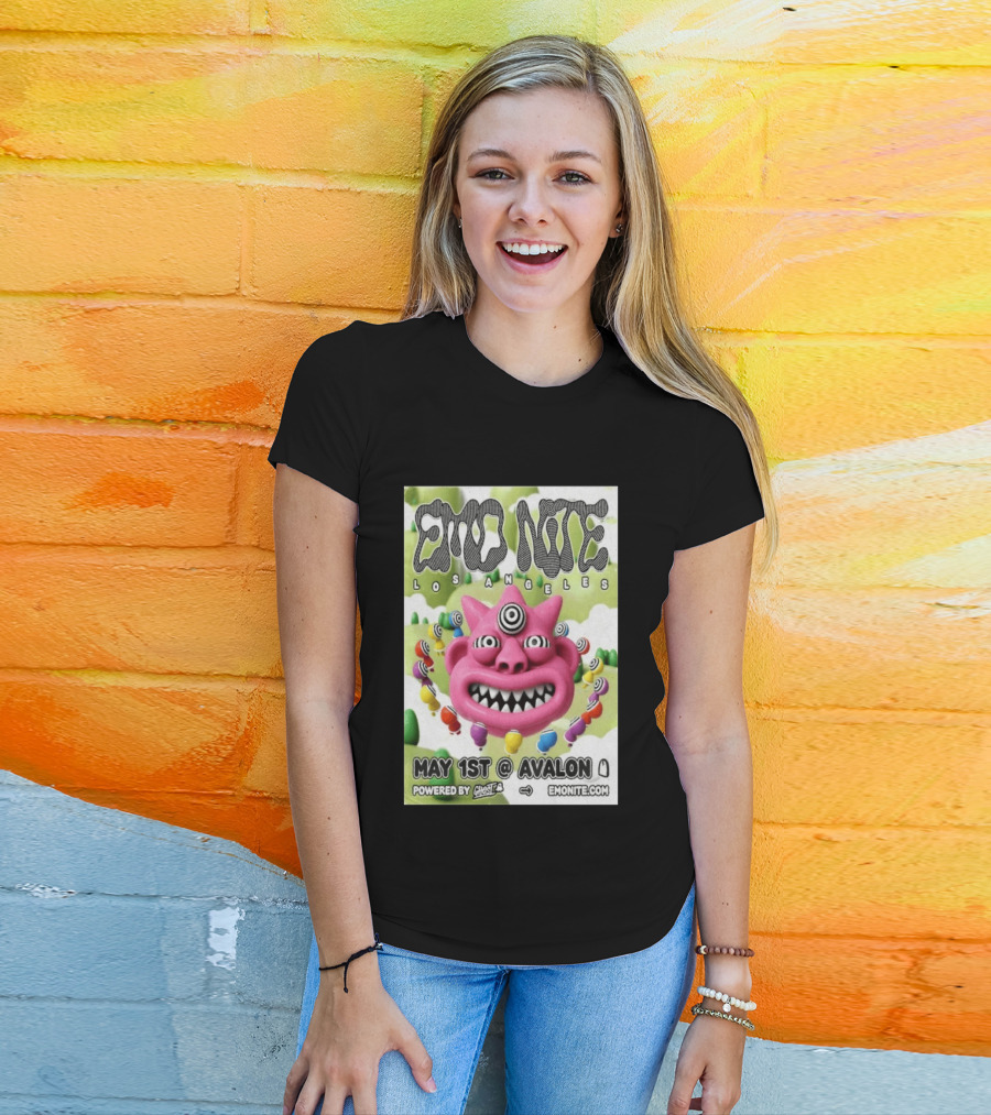 Emo Nite Los Angeles May 1st Avalon Powered By Ghost EmoNite Dot Com T-Shirt