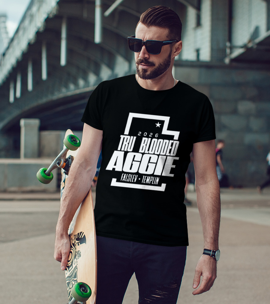 True Blooded Aggie Falslev Templin 2026 Utah Star T-Shirt